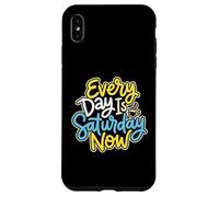 Carcasa para iPhone XS MAX Cada día es sábado Ahora Jubilado