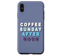 Carcasa para iPhone XS MAX Café Sunday Afternoon café Domingo por la Tarde y Pastel