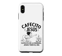 Carcasa para iPhone XS MAX Cafecito en la Mañana Jesús Todo el Día Latina