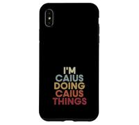 Carcasa para iPhone XS MAX Caius Name Caius Personalized Name First Given