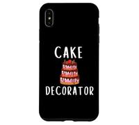 Carcasa para iPhone XS MAX Cake Decorator Uniform Wedding Bakers Pastry Chef Bakery