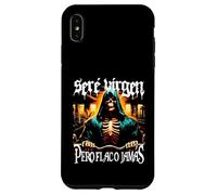 Carcasa para iPhone XS MAX Calacas Chidas Gym con Frases Sarcasticas Mexican Slang Word