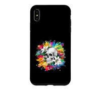 Carcasa para iPhone XS MAX Calavera con Lirios para godos y emos