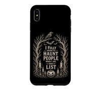 Carcasa para iPhone XS MAX Calavera Sarcástica Asustar Personas Dark Humor Halloween