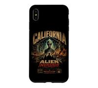Carcasa para iPhone XS MAX California Alien Invasion Retro UFO UAP Extraterrestre