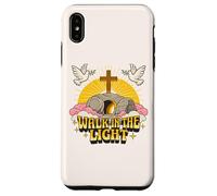 Carcasa para iPhone XS MAX Caminar en la luz Retro Vintage Dibujos Animados vacío Tumba John 1:7