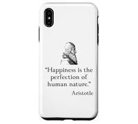 Carcasa para iPhone XS MAX Camisa de Aristóteles sobre la Felicidad Filosofía de Aristóteles