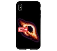 Carcasa para iPhone XS MAX Camiseta Black Holes Exit Space and Science Graphic Fun Teen