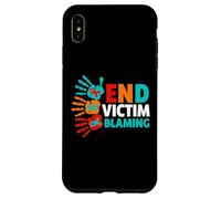 Carcasa para iPhone XS MAX Camiseta de concienciación sobre agresión Sexual - Fin Culpa a la víctima