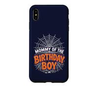 Carcasa para iPhone XS MAX Camiseta de Fiesta de Halloween con diseño de araña de cumpleaños Mommy of The Boy