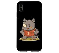 Carcasa para iPhone XS MAX Camiseta de Jugador Rugby Rhino 1