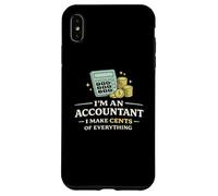 Carcasa para iPhone XS MAX Camiseta Divertida de Contador I Make Cents of Everything
