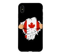 Carcasa para iPhone XS MAX Canadian Superhero Canada Flag Patriot Gift