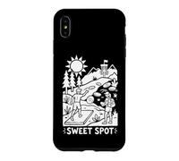 Carcasa para iPhone XS MAX Canasta con Hoyos Sweet Spot Mountain Fairway para Jugadores de Disc Golf