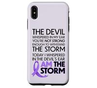 Carcasa para iPhone XS MAX Cancer Warriors I Am The Storm, I Will Survive and Beat It
