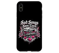 Carcasa para iPhone XS MAX Canciones tristes salvan Vidas Diseño EMO