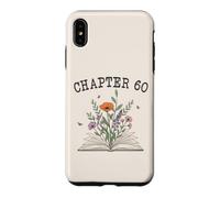 Carcasa para iPhone XS MAX Capítulo 60 - Amantes de Libros y lectores 60 cumpleaños Wildflowers