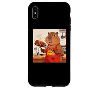 Carcasa para iPhone XS MAX Capybara Cooking Grill BBQ Funny Gift Capybara