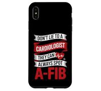 Carcasa para iPhone XS MAX Cardiólogo Divertido Diciendo Que no mientas, detectan la Fiebre afib