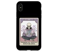Carcasa para iPhone XS MAX Cargando mis Cristales con la Carta del Tarot Esqueleto de rencor Puro