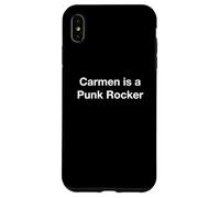 Carcasa para iPhone XS MAX Carmen es una Punk Rocker