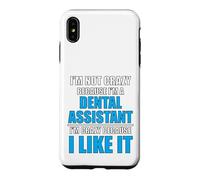 Carcasa para iPhone XS MAX Carrera Dental Amo mi Trabajo Asistente Dental Loco