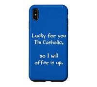 Carcasa para iPhone XS MAX Católico - por Suerte para ti Soy católico, así Que lo
