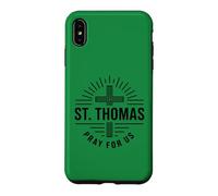 Carcasa para iPhone XS MAX Católico Santo Tomás Oración por Nosotros Oración Cristiana