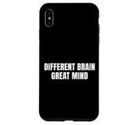 Carcasa para iPhone XS MAX Cerebro Diferente Gran Mente Neurodiversidad Conciencia Hombres Niños