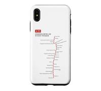Carcasa para iPhone XS MAX Changzhou Train Railway - Souvenir Route Map China
