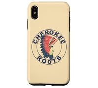 Carcasa para iPhone XS MAX Cherokee Roots Peoples Tocado Tribu Nativa Americana