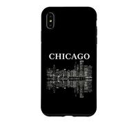 Carcasa para iPhone XS MAX Chicago Illinois Skyline City Reflection Urban