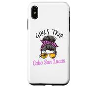 Carcasa para iPhone XS MAX Chicas a Juego Viaje Cabo San Lucas México moño desordenado