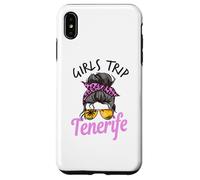 Carcasa para iPhone XS MAX Chicas a Juego Viaje Tenerife moño desordenado