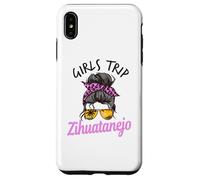 Carcasa para iPhone XS MAX Chicas a Juego Viaje Zihuatanejo México moño desordenado