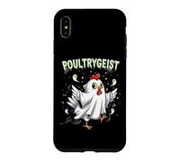 Carcasa para iPhone XS MAX Chicken Ghost Poultrygeist Halloween Costume Farmer