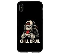Carcasa para iPhone XS MAX Chill Brush: un Genial Jugador de Monkey Ape