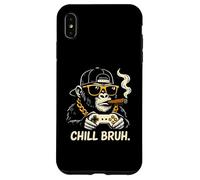 Carcasa para iPhone XS MAX Chill Brush: un Genial Jugador de Monkey Ape