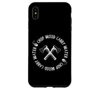 Carcasa para iPhone XS MAX Chop Wood Transportar Agua Meditador Consciente Dulce Meme