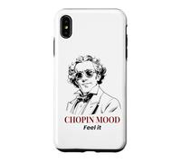 Carcasa para iPhone XS MAX Chopin Mood Funny Classical Music Frederic Chopin Gafas de Sol