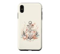 Carcasa para iPhone XS MAX Christian Hope Anchors The Soul Hebreos 6 19 Versículo de la Biblia