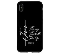 Carcasa para iPhone XS MAX Christian Worship Women Men Kids Jesus The Way Truth Life