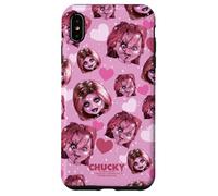 Carcasa para iPhone XS MAX Chucky and Tiffany Hearts All-Over Print