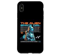 Carcasa para iPhone XS MAX Ciencia Ficción El Alien Espacio Chica Universo Misterio Y Maravilla