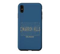 Carcasa para iPhone XS MAX Cimarron Hills Colorado Vintage