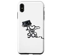 Carcasa para iPhone XS MAX Cinta Adhesiva Suelta con Texto «I Heart The 90s Movie Store Rent»