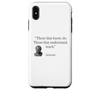 Carcasa para iPhone XS MAX Cita de Aristóteles Aquellos Que Saben Hacer