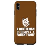 Carcasa para iPhone XS MAX Cita de Caballero Lobo Motivacional Inspirador