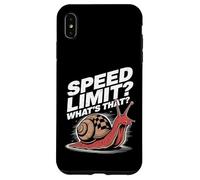 Carcasa para iPhone XS MAX Cita de Caracol - Límite de Velocidad ¿Qué es Ese Amante del Caracol