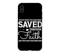 Carcasa para iPhone XS MAX Cita Inspiradora de Fe y Gracia Divina